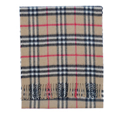 Cashmere Plaid Print Vintage Pre-Loved Scarf