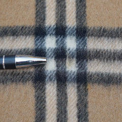 Cashmere Plaid Print Vintage Pre-Loved Scarf