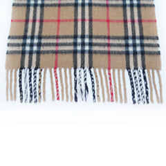 Cashmere Plaid Print Vintage Pre-Loved Scarf