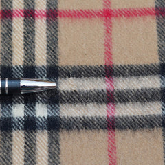 Cashmere/Wool Plaid Print Vintage Pre-Loved Scarf