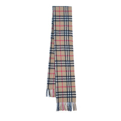 Cashmere Plaid Print Vintage Pre-Loved Scarf
