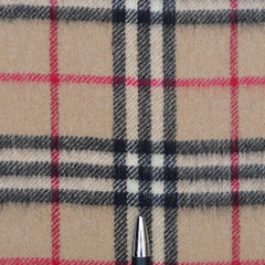 Cashmere/Wool Plaid Print Vintage Pre-Loved Scarf