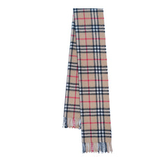 Cashmere/Wool Plaid Print Vintage Pre-Loved Scarf