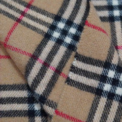 Lambswool Plaid Print Vintage Pre-Loved Scarf