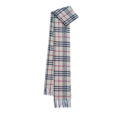 Merino Wool Plaid Print Vintage Pre-Loved Scarf