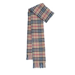 Lambswool Plaid Print Vintage Pre-Loved Scarf