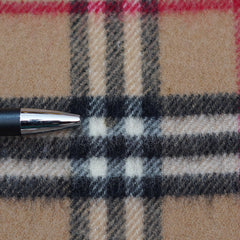 Lambswool Plaid Print Vintage Pre-Loved Scarf