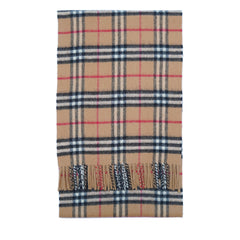 Lambswool Plaid Print Vintage Pre-Loved Scarf