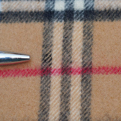Lambswool Plaid Print Vintage Pre-Loved Scarf
