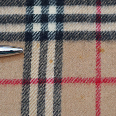 Lambswool Plaid Print Vintage Pre-Loved Scarf
