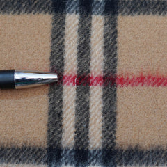 Lambswool Plaid Print Vintage Pre-Loved Scarf