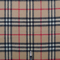 Lambswool Plaid Print Vintage Pre-Loved Scarf