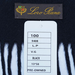 Cashmere Plain Vintage Pre-Loved Scarf