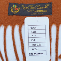 Cashmere Plain Vintage Pre-Loved Scarf