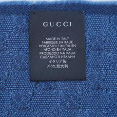 Wool GG Pattern Vintage Pre-Loved Scarf