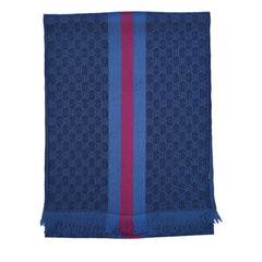 Wool GG Pattern Vintage Pre-Loved Scarf