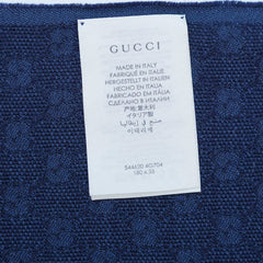 Wool GG Pattern Vintage Pre-Loved Scarf