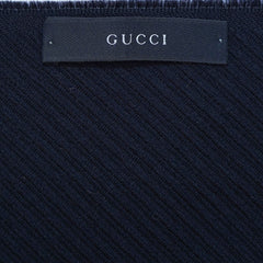 Wool GG Pattern Vintage Pre-Loved Scarf