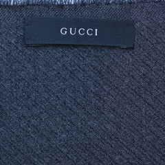 Wool GG Pattern Vintage Pre-Loved Scarf