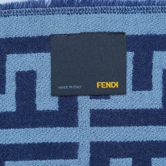 Wool FF Pattern Vintage Pre-Loved Scarf