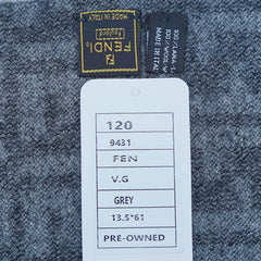 Wool FF Pattern Vintage Pre-Loved Scarf