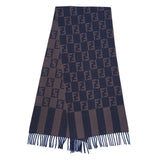 Wool FF Pattern Vintage Pre-Loved Scarf