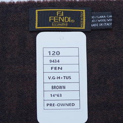 Wool FF Pattern Vintage Pre-Loved Scarf
