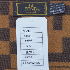 Wool FF Pattern Vintage Pre-Loved Scarf