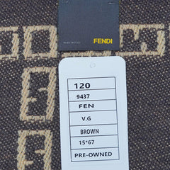Wool FF Pattern Vintage Pre-Loved Scarf