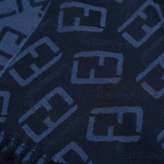 Wool FF Pattern Vintage Pre-Loved Scarf