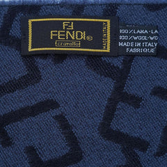 Wool FF Pattern Vintage Pre-Loved Scarf