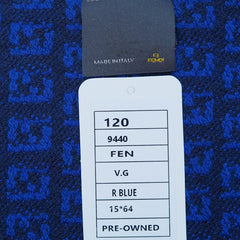 Wool FF Pattern Vintage Pre-Loved Scarf