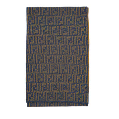 Wool FF Pattern Vintage Pre-Loved Scarf