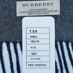 Cashmere Monogram Print Vintage Pre-Loved Scarf