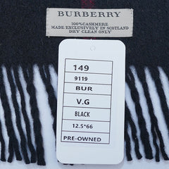 Cashmere Plaid Print Vintage Pre-Loved Scarf