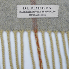 Cashmere Plaid Print Vintage Pre-Loved Scarf