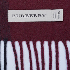 Cashmere Plaid Print Vintage Pre-Loved Scarf