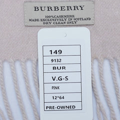 Cashmere Plaid Print Vintage Pre-Loved Scarf