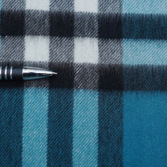 Cashmere Plaid Print Vintage Pre-Loved Scarf