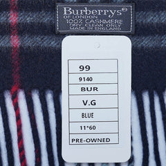 Cashmere Plaid Print Vintage Pre-Loved Scarf