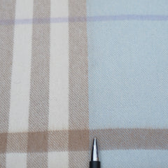 Cashmere Plaid Print Vintage Pre-Loved Scarf