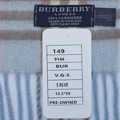 Cashmere Plaid Print Vintage Pre-Loved Scarf