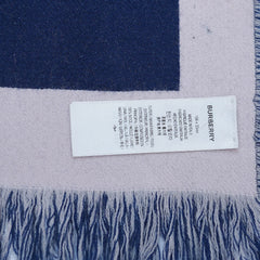 Wool Logo Print Vintage Pre-Loved Scarf