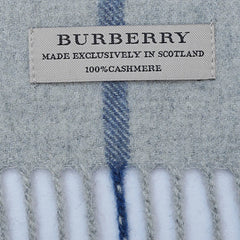 Cashmere Plaid Print Vintage Pre-Loved Scarf