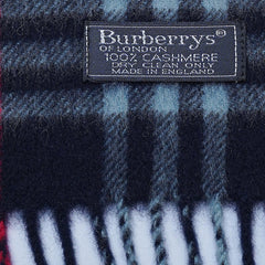 Cashmere Plaid Print Vintage Pre-Loved Scarf