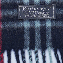 Cashmere Plaid Print Vintage Pre-Loved Scarf
