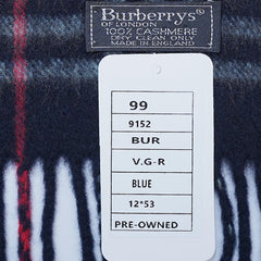 Cashmere Plaid Print Vintage Pre-Loved Scarf