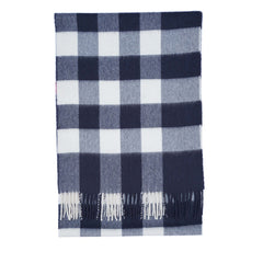 Cashmere Large Check Vintage Pre-Loved Scarf