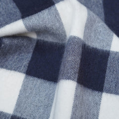 Cashmere Large Check Vintage Pre-Loved Scarf