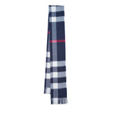 Cashmere Large Check Vintage Pre-Loved Scarf